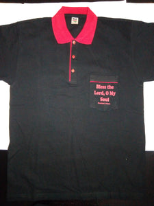 Short Sleeve Polo T-Shirt - "Bless the LORD, O my Soul. Psalms 103:1"