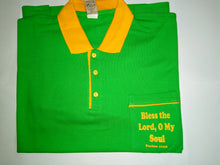 Load image into Gallery viewer, Short Sleeve Polo T-Shirt - &quot;Bless the LORD, O my Soul. Psalms 103:1&quot;