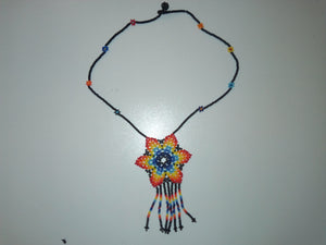 Handmade Jewellery Beaded Necklace -flower