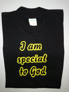 Children's Short Sleeve T-Shirt - "I am special to God."
