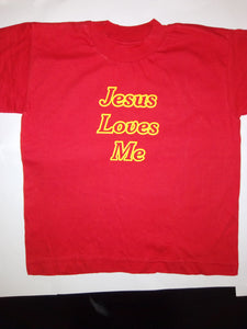 Children's Short Sleeve T-Shirt - "Jesus Loves Me."