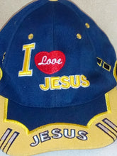 Load image into Gallery viewer, Cap inscribed with &quot;I Love you JESUS.&quot;