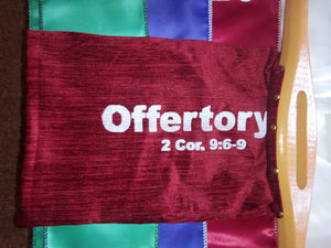 Offering Church Bag - "Offertory 2 Cor. 9:6-9"