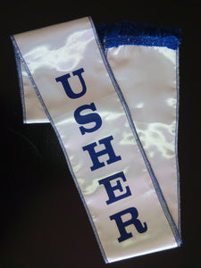 Usher Belt - White