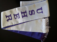 Load image into Gallery viewer, Usher Belt - Purple &amp; White (Double-Sided Wear)