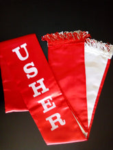 Load image into Gallery viewer, Usher Belt - Red &amp; White (Double-Sided Wear)